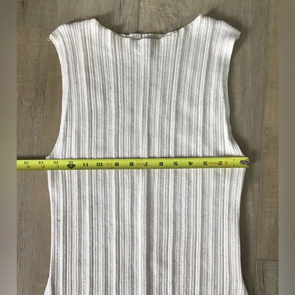 A New Day Maxi‎ Dress Womens Large Washed Ribbed Sleeveless - Image 4