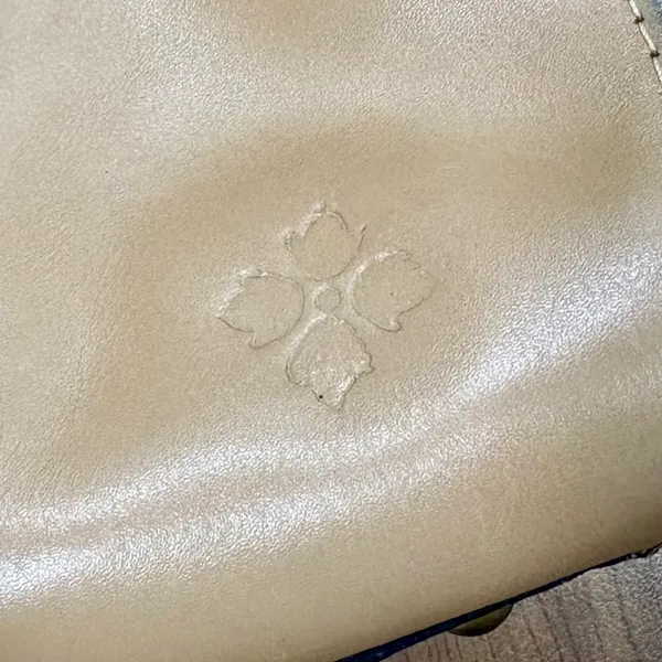 Patricia Nash Vienna Leather Satchel Bag - Tan (Immaculate Interior) - Image 7