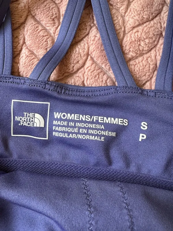 The North Face Blue Strappy Sports Bra - Image 3