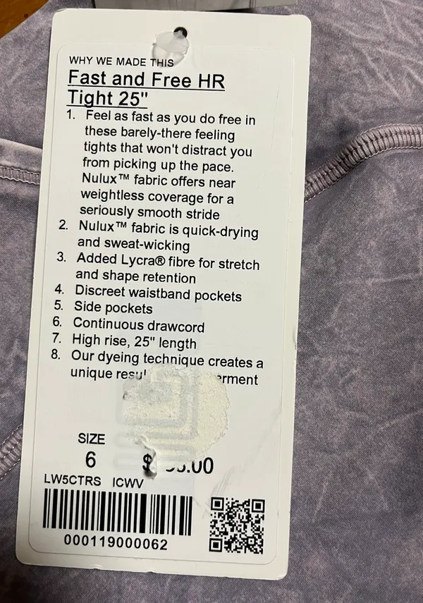 Lululemon Leggings Fast Free Tight 25” - Image 12