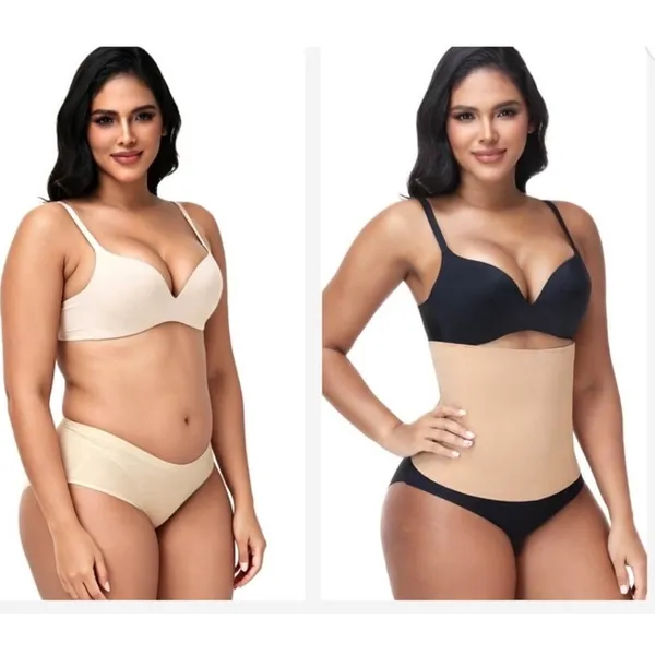 NWT ~ Beige Shapewear Seamless Cool Comfort Firm Shaping Waist Trainer ~ SMALL - Image 3