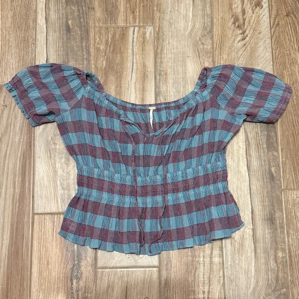 Free People Vivi Smocked Stripe Top - Image 3