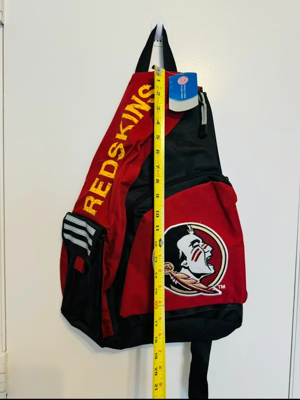Florida State RedSkins sling backpack, crossbody bag New - Image 2