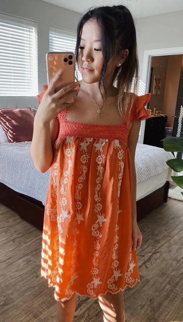 Show Me Your Mumu Orange Dress - Image 3