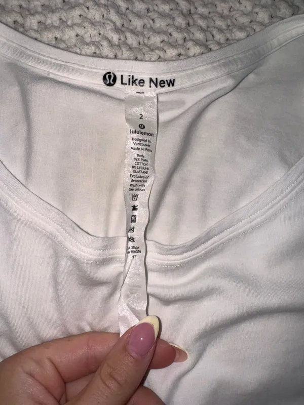 Lululemon Top white  - Image 4