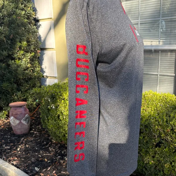 Tampa Bay Buccaneers NFL Team Apparel 1/4 zip pullover shirt - Image 4
