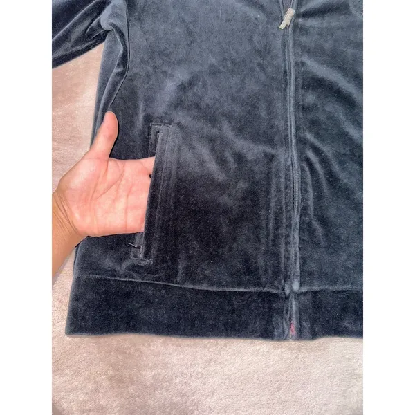 Ralph Lauren Women's‎ Active Velvet Full Zip Jacket Size Small - Image 3