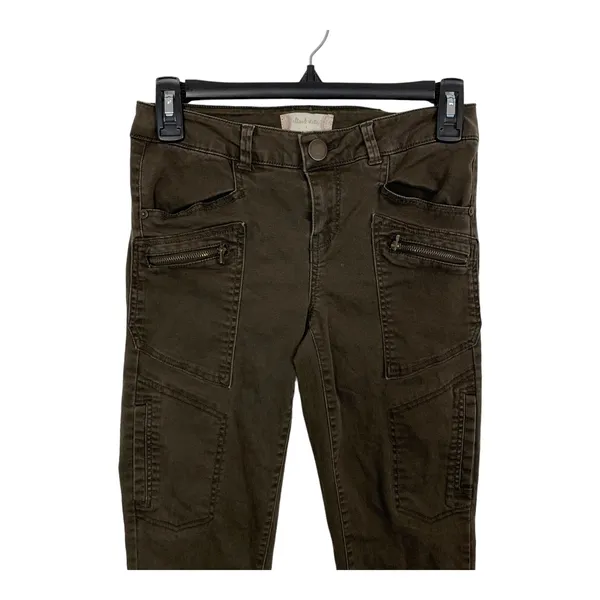 Altar'd State Skinny Pants 25 Green Stretch Casual Boho Festival S1980E8X2 - Image 2