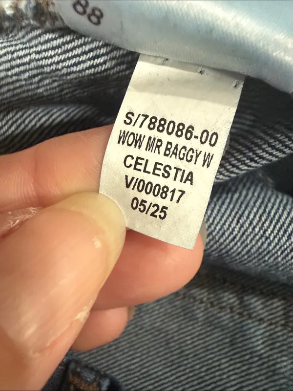 NWT OLD NAVY Mid Rise WOW Baggy Wide Leg Blue Jeans Size 16 - Image 12
