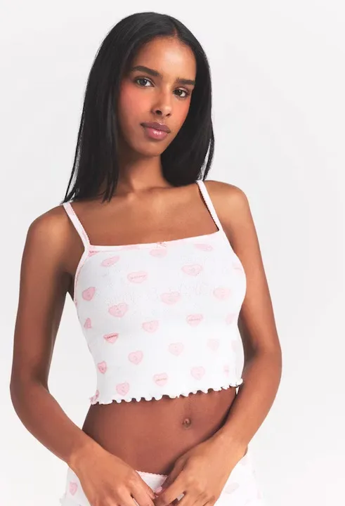 SKIMS Heart Cami Pajama Set S - Image 2