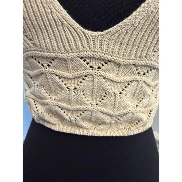 Intimately Free People Everyone's Favorite Swit Brami Boho Crochet Knit Tank Top - Image 3