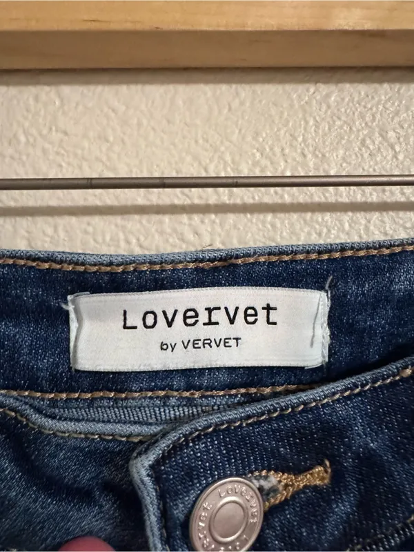 Women's Dark Blue Distressed Skinny Jeans by lovervet - Image 2