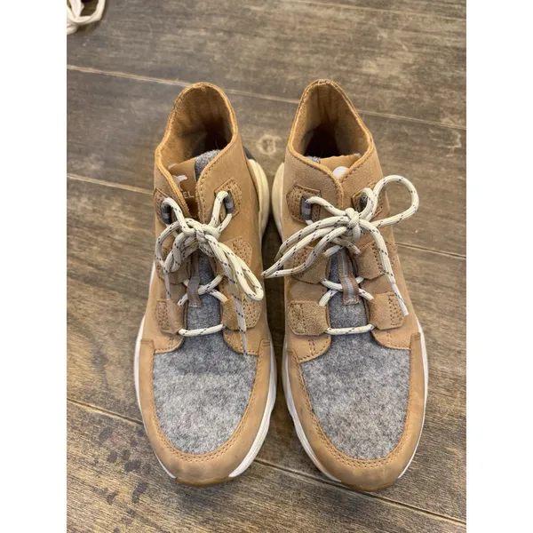 SOREL Kinetic RNEGD Caribou Waterproof Sneakers in Tawny Buff Size 10 - Image 6