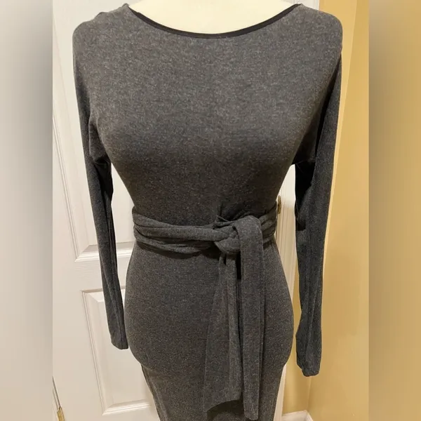 Luxe Essentials Design (led) fully lined dress size XS Gray - Image 2