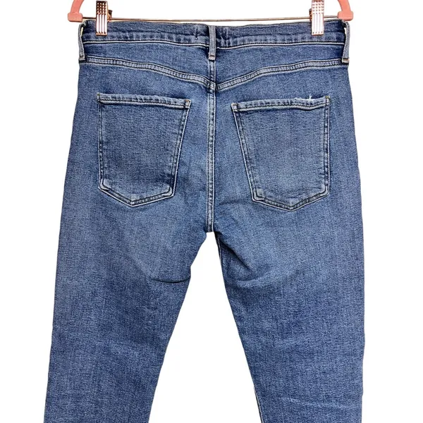Agolde Toni Mid-Rise Straight Leg Jeans‎ Viewpoint Women's Size 29 - Image 4