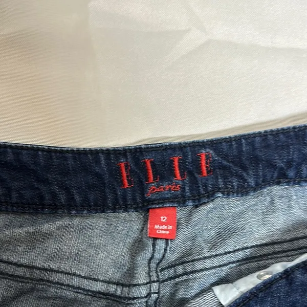Elle Blue Jean Shorts Casual Denim Style - Image 2