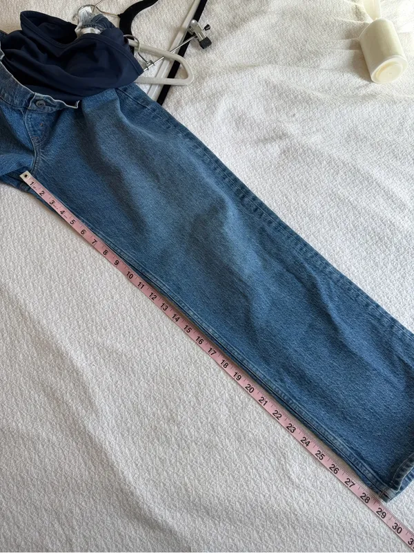 Abercrombie & Fitch Maternity Baggy Jeans 27 SHORT - Image 5