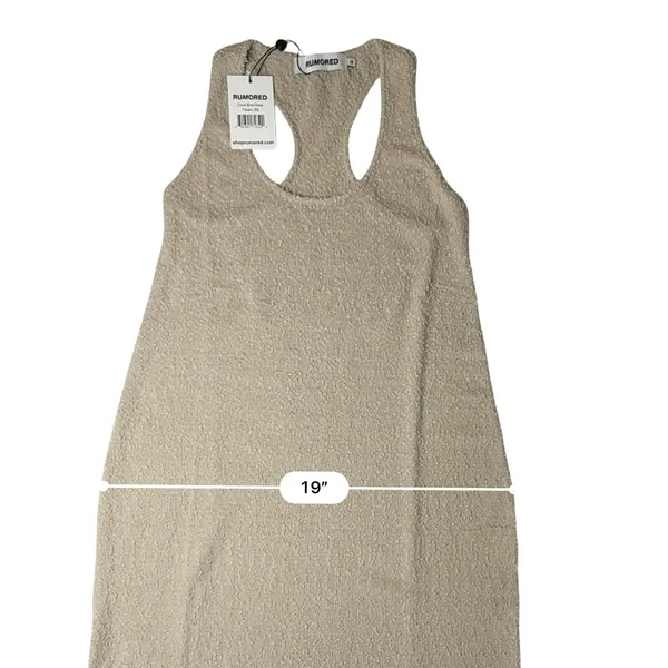 Rumored Cloud Nine Maxi‎ Dress XS Taupe Getaway Vacation Lounging - Image 6