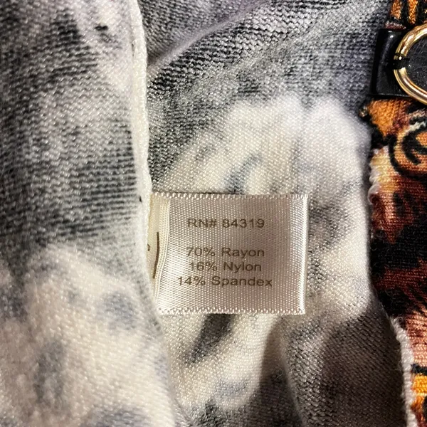 Boston Proper Cardigan Sz S Leopard Animal Chain‎ Classy Maximalist Careerwear - Image 8