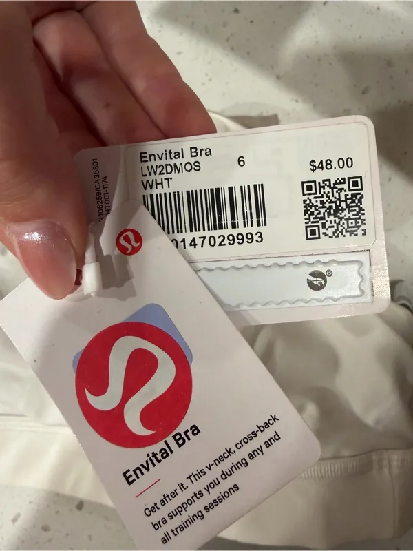 Lululemon Envital Bra White - Image 3