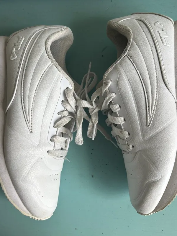 Fila Machu Women's All White Sneaker Low Top Comfort Size 6 Comfort Everyday - Image 7