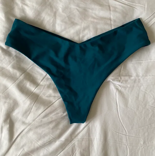 Dark Teal Bikini Bottoms Size M - Image 2
