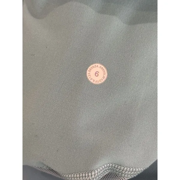 Lululemon Mini Dress Teal Everlux Short Lined Tennis Tank Cutout Back Size 6 - Image 3