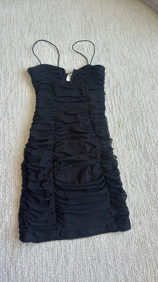 Princess Polly Black Mini Dress - Image 2