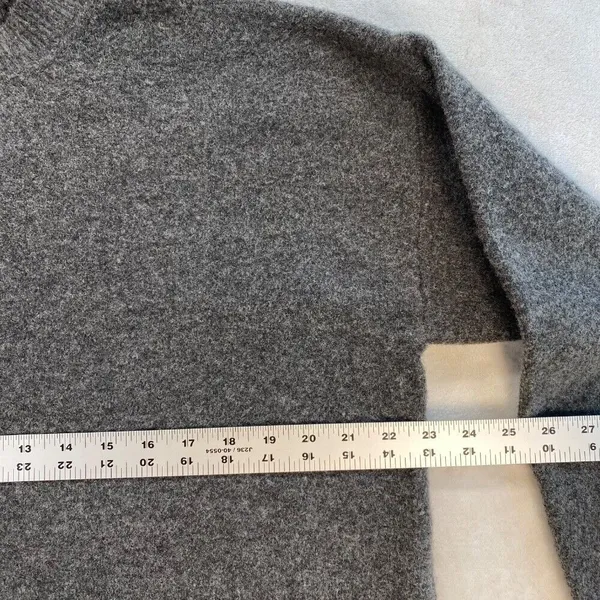 ASOS DESIGN‎ Sweater oversized Knit Tunic Long Sleeve Gray Size S - Image 2