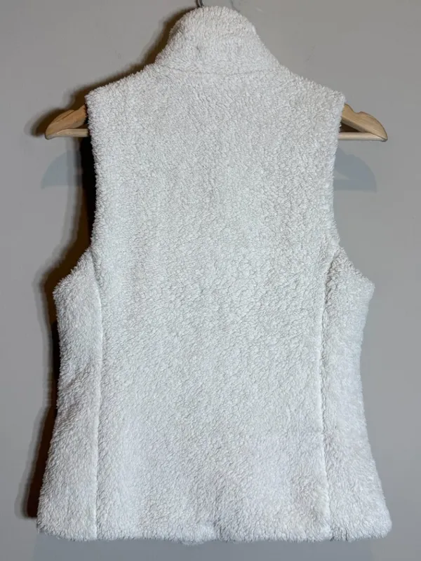 Patagonia Los Gatos Teddy Vest Women's Small Birch White Full Zip Outdoor Hiking - Image 8