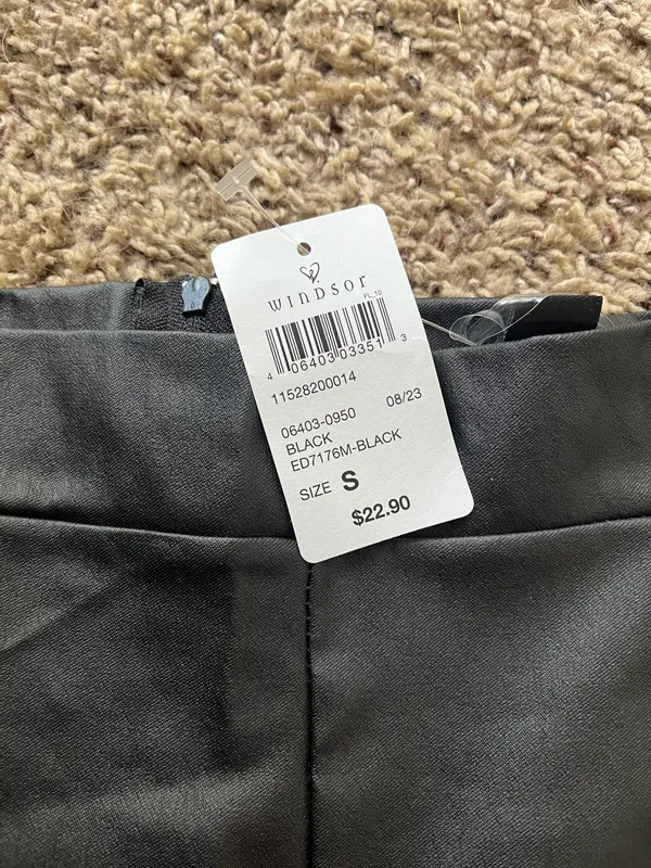 Windsor Pleather Shorts - Image 4
