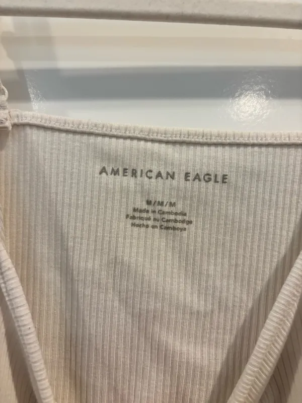 White American Eagle Tank Top - Image 2