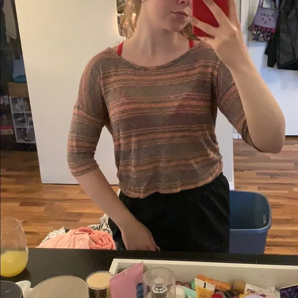 One Clothing long sleeve striped shirt - Image 2