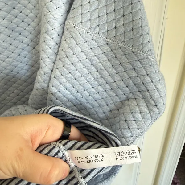 Tuckernuck Reversible Heathered Blue Ally Swing Sweatshirt - Image 7