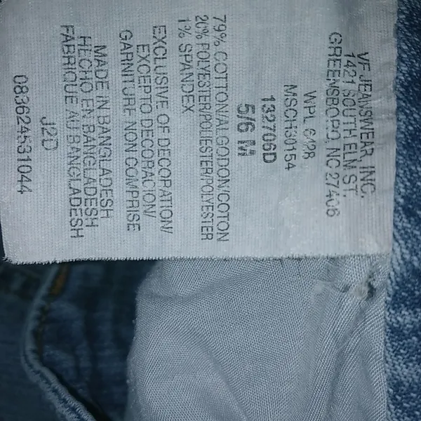 Lee Riders 5/6 30x30 Boot Stretch Light Wash Jeans - Image 2