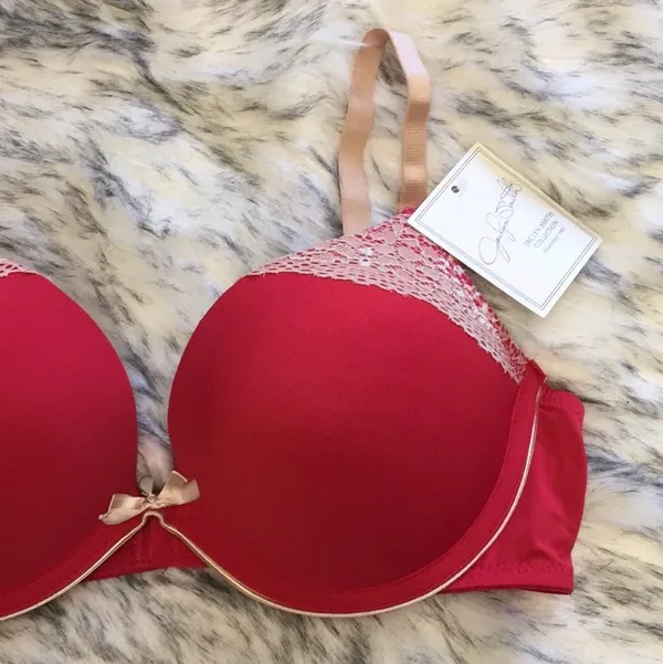 *NWT Red Plunge Push Up Bra 36C Size 36 C - Image 3