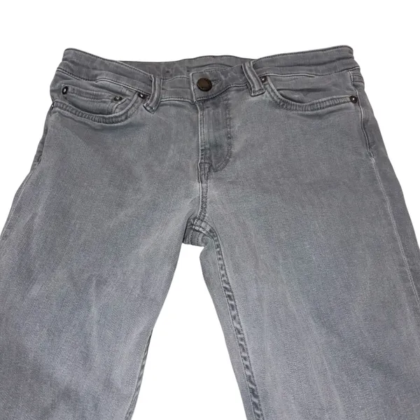 All Saints Mast Fit Gray Denim Skinny Jeans Pants 28 - Image 4