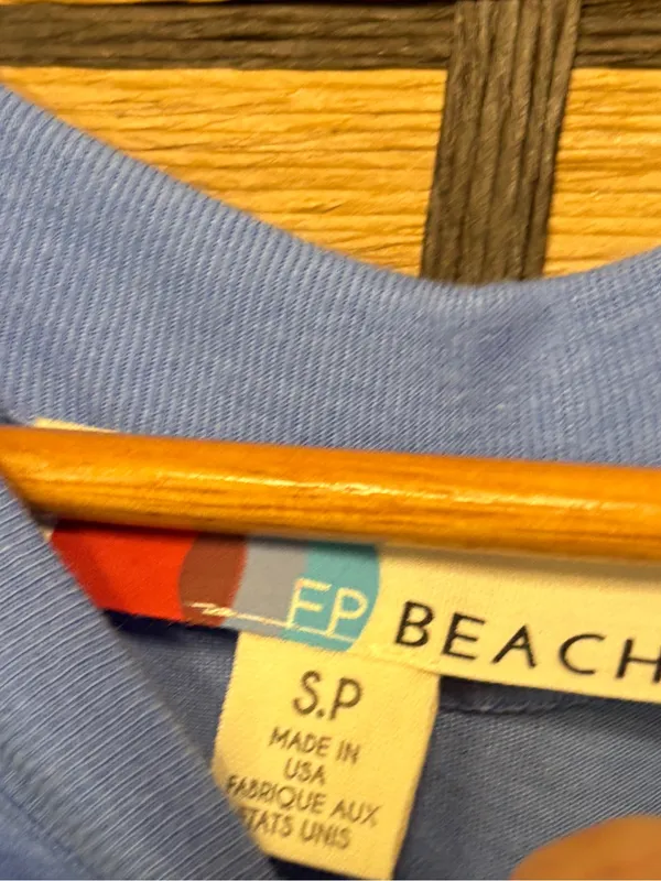 Free people beach blue midi dress size small - Image 7