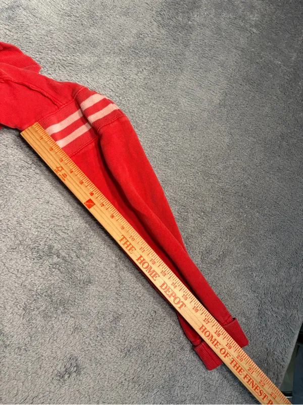 Free people school of dance New York Red Zip-Front Track Jacket sweatshirt small - Image 6