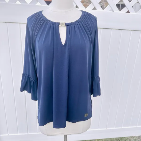 Michael Michael Kors Navy top - Image 3