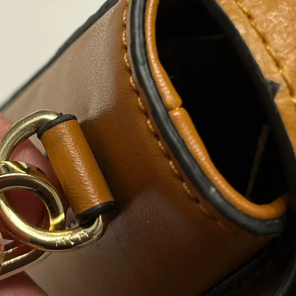 MCM Tan Logo Crossbody Bag‎ - Image 8