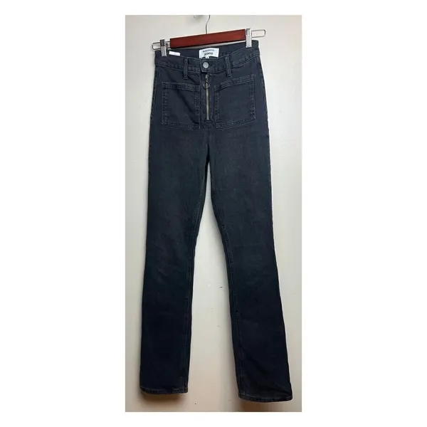 Reformation Peyton Zip Ultra High Rise Bootcut Jeans Sz. 25 - Image 3