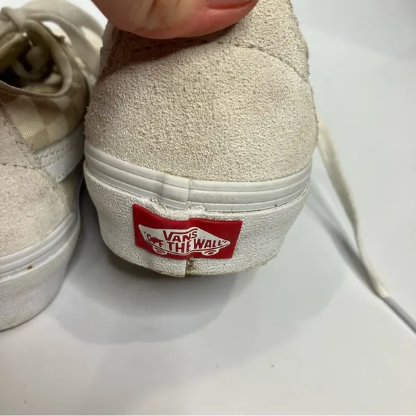 Vans‎ Sk8 floral check marshmallow low top sneakers unisex sizing women’s size 7 - Image 6