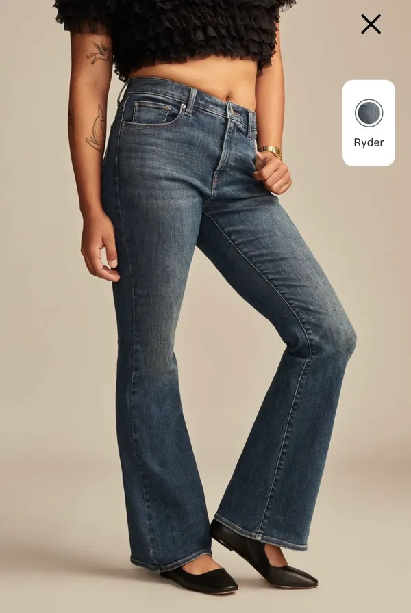 Lucky Brand High Rise Curvy Flare Jeans - Image 6
