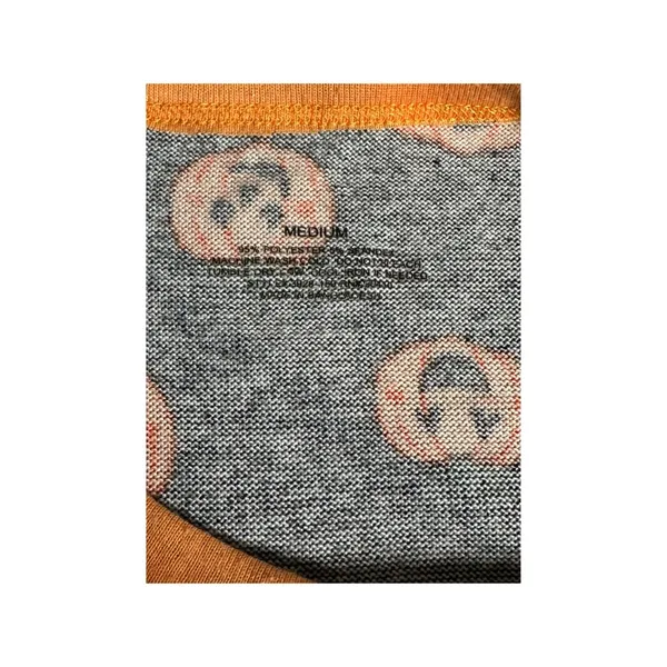 Halloween Themed Pumpkin Print Long Sleeve Pajama Top Medium - Image 5