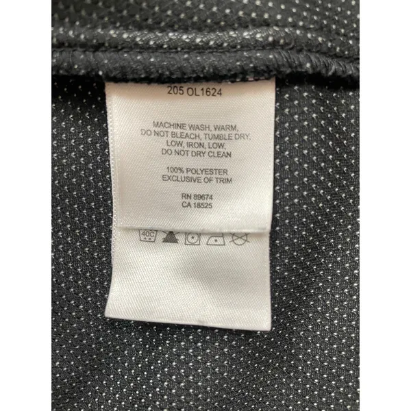 Mountain Hardwear Womens Black Fleece Vest Full Zip Hiking Outdoor Size 8 - Image 9