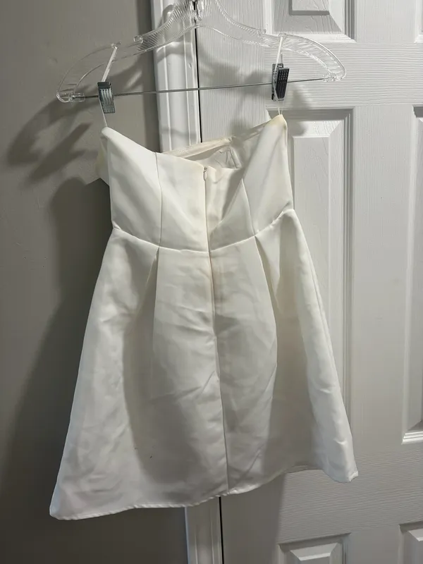 Princess Polly Mini Dress White - Image 3