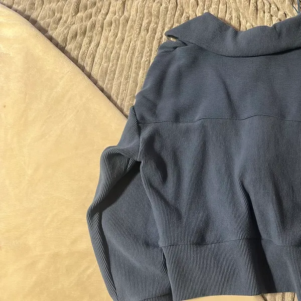 Half zip jacket Blue - Image 4