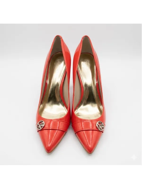 Women's Coach Zelda Red Patent Leather Heels Size 9.5 - Image 4