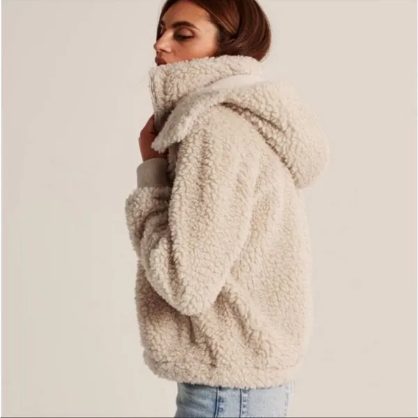 Abercrombie & Fitch Teddy Sherpa Jacket - Image 12
